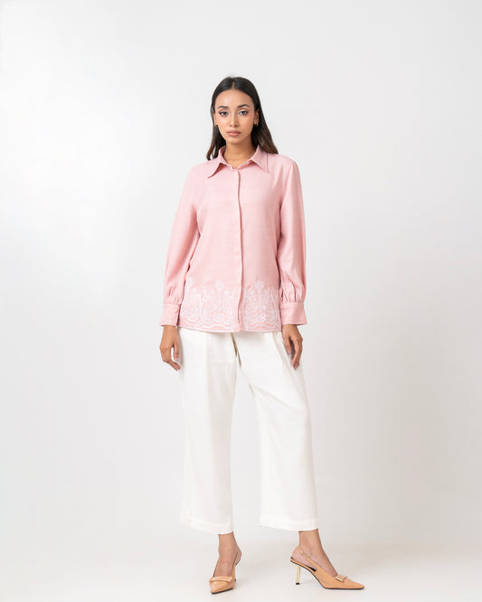 Smart Fit Embroidered Casual Shirt