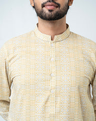 Regular Fit Printed Panjabi