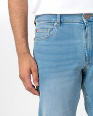 Straight Fit Blue Jeans