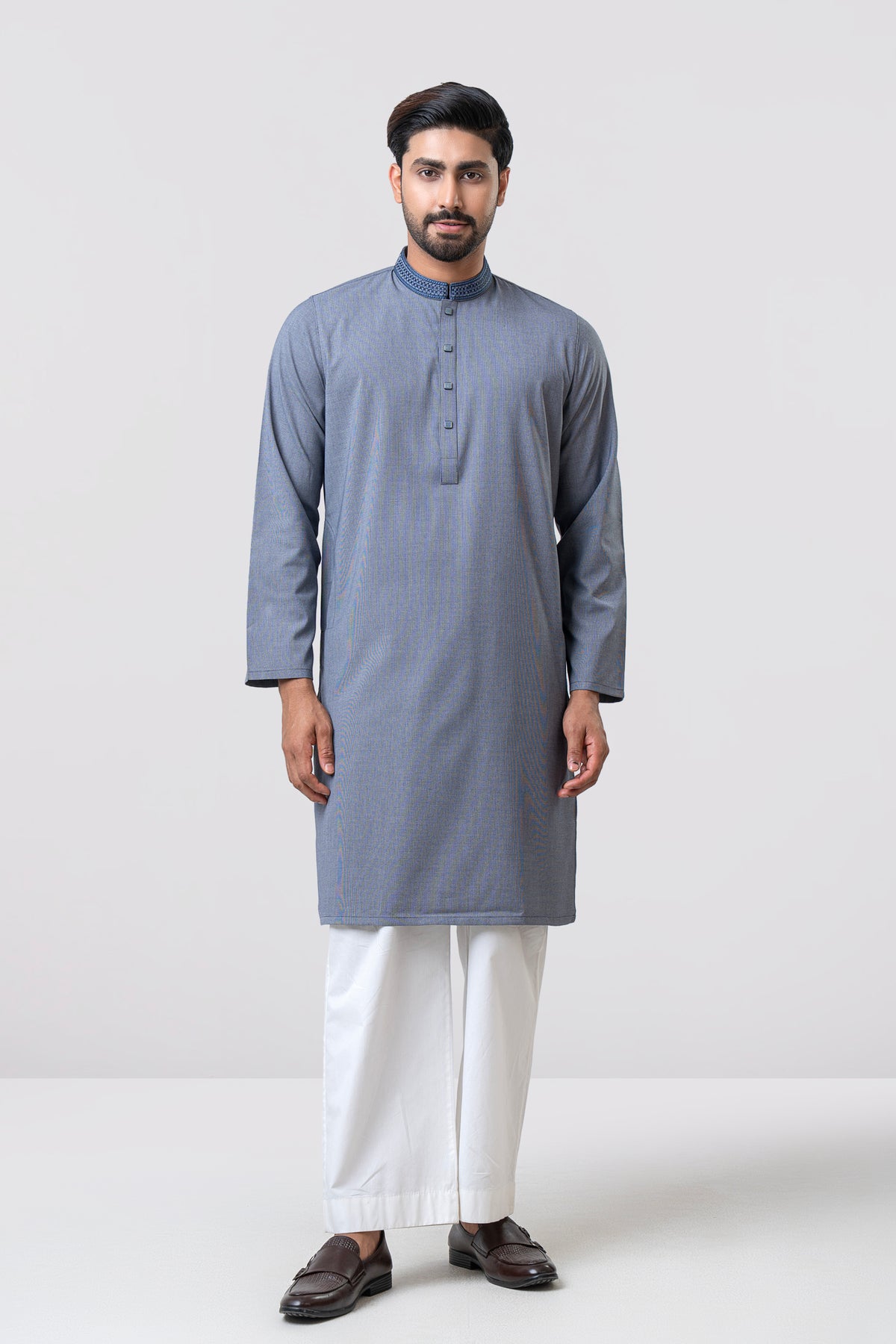 Regular Fit Embroidered Formal Panjabi