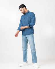 Regular Fit Solid Casual Shirt