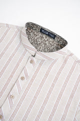 Regular Fit Cotton-Linen Blended Panjabi