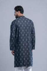 Regular Fit Jacquard Semi-Formal Panjabi