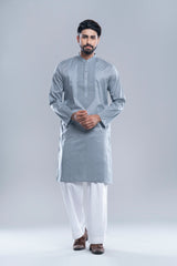 Regular Fit Embroidered Semi-Formal Panjabi
