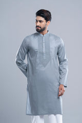 Regular Fit Embroidered Semi-Formal Panjabi