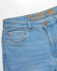 Straight Fit Blue Jeans