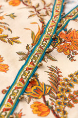 Relaxed Fit Digital Printed Three-Piece Lawn with Chiffon Dupatta