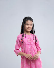 Girls' Embroidered Ethnic kurti (6-8 Years)