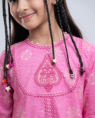 Girls' Embroidered Ethnic kurti (6-8 Years)