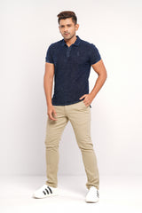 Regular Fit Indigo Polo Shirt