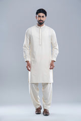 Regular Fit Embroidered Formal Kabli Set