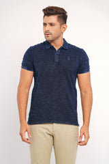 Regular Fit Indigo Polo Shirt