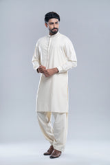 Regular Fit Embroidered Formal Kabli Set