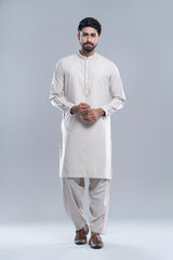 Regular Fit Embroidered Formal Kabli Set