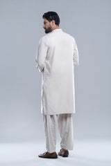 Regular Fit Embroidered Formal Kabli Set