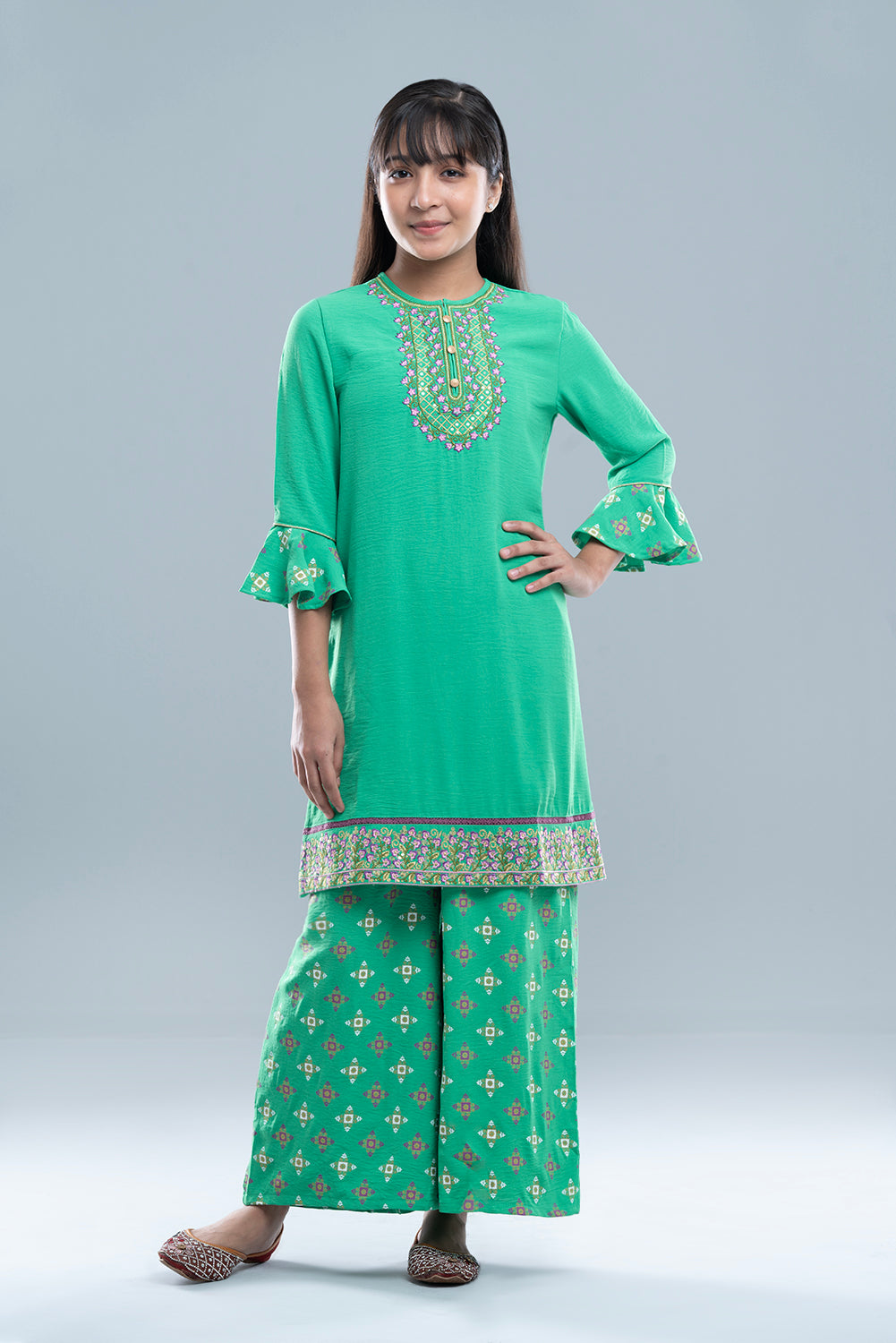 Princess Ethnic Partywear Set (10-14 Years)