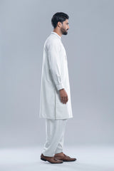 Regular Fit Embroidered Formal Kabli Set