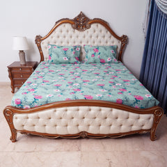 Bedsheet - Light Turquoise (Single Size)