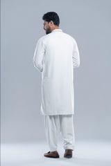 Regular Fit Embroidered Formal Kabli Set