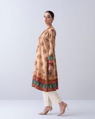 Relaxed Fit Embellished Lawn Kurti