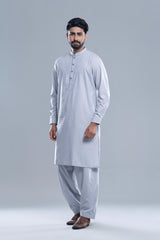 Regular Fit Embroidered Formal Kabli Set