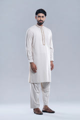 Regular Fit Embroidered Formal Kabli Set
