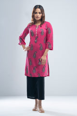Long-Length Ethnic Kurta - One Piece
