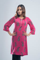 Long-Length Ethnic Kurta - One Piece