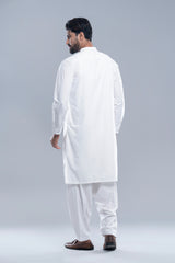 Regular Fit Embroidered Formal Kabli Set