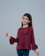 Girls' Woven Top (6-8 Years)