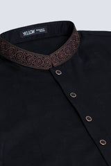 Regular Fit Embroidered Semi-Formal Panjabi