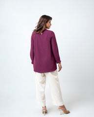 Relaxed Fit Embroidered Fashion Top