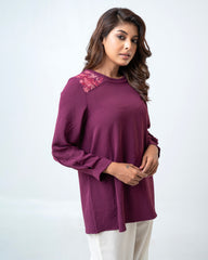 Relaxed Fit Embroidered Fashion Top