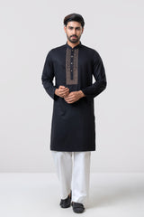 Regular Fit Embroidered Semi-Formal Panjabi