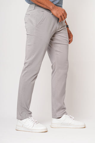 Regular Fit Solid Chino Trousers