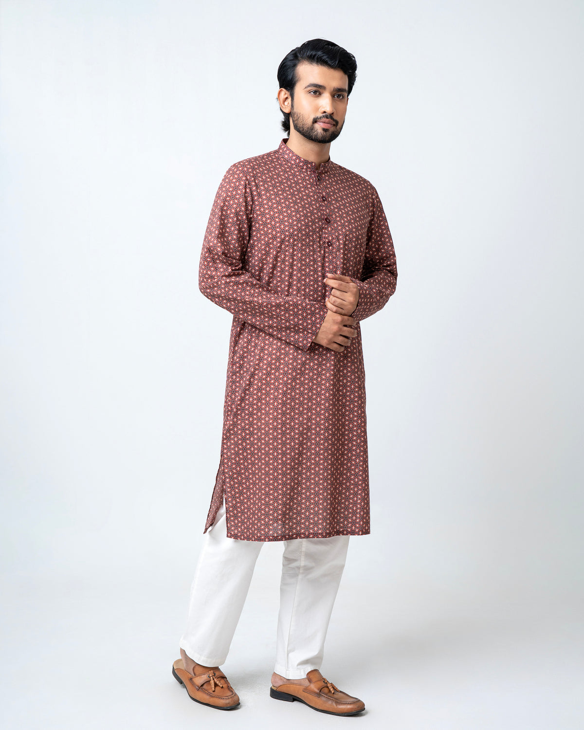 Regular Fit Printed Panjabi