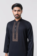 Regular Fit Embroidered Semi-Formal Panjabi