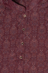 Regular Fit Jacquard Cotton Semi-Formal Panjabi