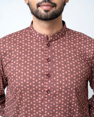 Regular Fit Printed Panjabi