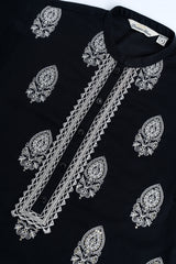 Relaxed Fit Embroidered Three-Piece Lawn