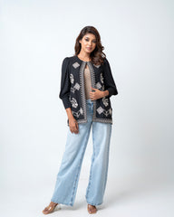 Smart Fit Embroidered Bolero Top