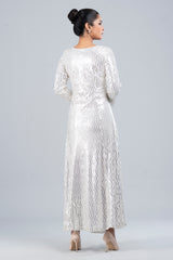 Smart Fit Viscose Long Dress - Bling
