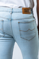 Straight Fit Blue Jeans