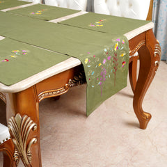 Table Runner - Moss Green (14x45 Inch)