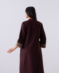 Relaxed Fit Embroidered One-Piece Ethnic Kurta