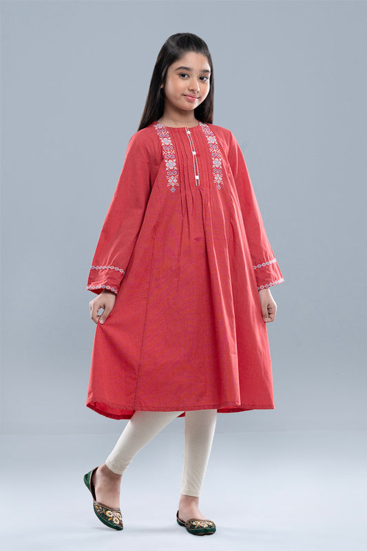 Girls' Ethnic Woven Top (6-8 Years)