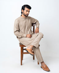 Regular Fit Embroidered Formal Ethnic Kurta Set