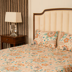 Bedsheets- Toffee Tapestry (Queen Size)