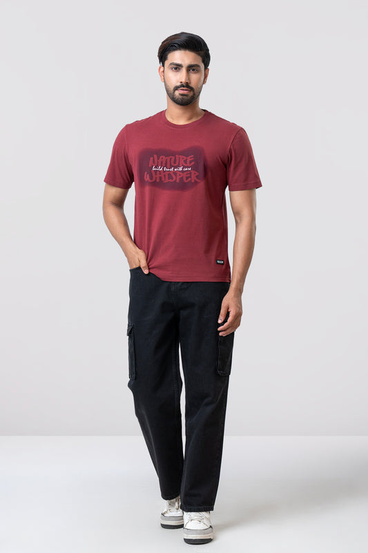 Relaxed Fit Graphic Cotton T-Shirt
