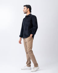 Regular Fit Solid Casual Shirt